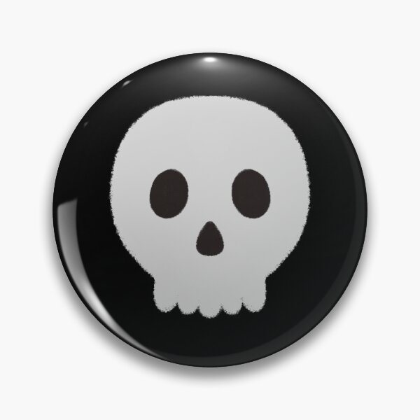 Item preview, Calavera de Halloween en negro designed and sold by LittleCreydoh.