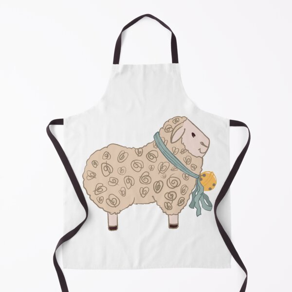 Item preview, Cute lamb with a bell designed and sold by ElaineAmi.