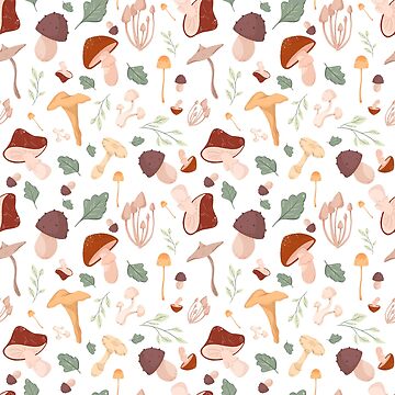 Artwork thumbnail, Mushroom pattern by Sandramartins