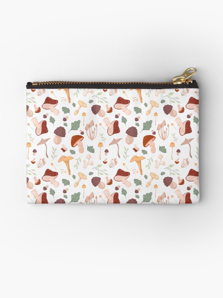 Thumbnail 1 of 4, Zipper Pouch, Mushroom pattern designed and sold by Sandramartins.
