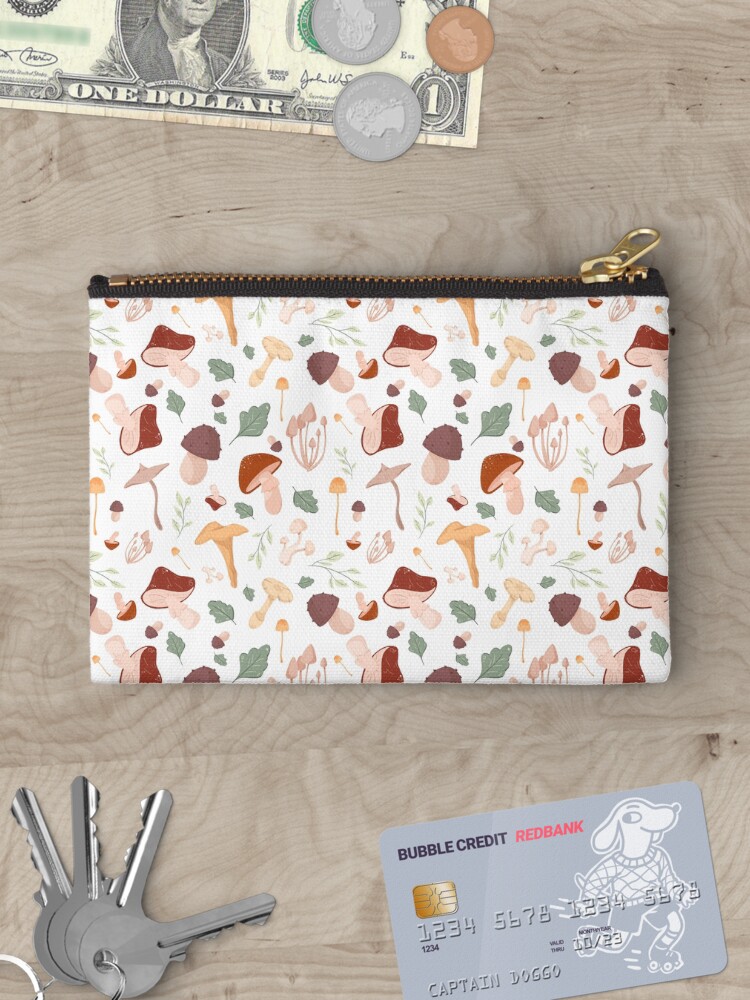 Thumbnail 3 of 4, Zipper Pouch, Mushroom pattern designed and sold by Sandramartins.