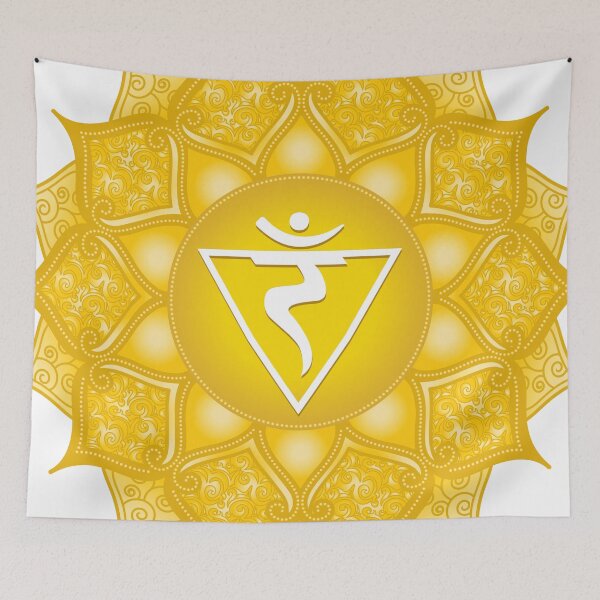 Item preview, Solar Plexus Chakra Sun Mandala - 67 designed and sold by serenaking.