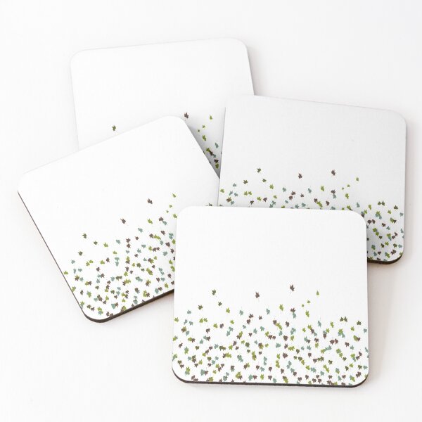 Item preview, Multicolor Leaves Motif Pattern Print designed and sold by DFLC Prints.