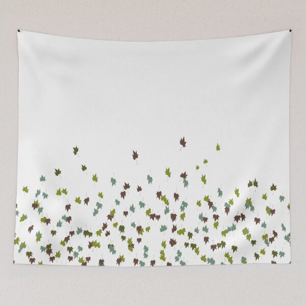Item preview, Multicolor Leaves Motif Pattern Print designed and sold by DFLC Prints.