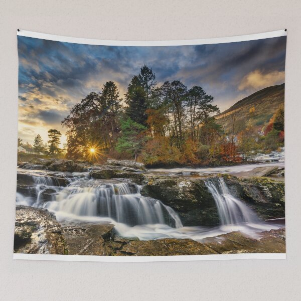 Item preview, Falls of Dochart at Sunset, Killin, Stirling, Scotland designed and sold by Tom Mackie.