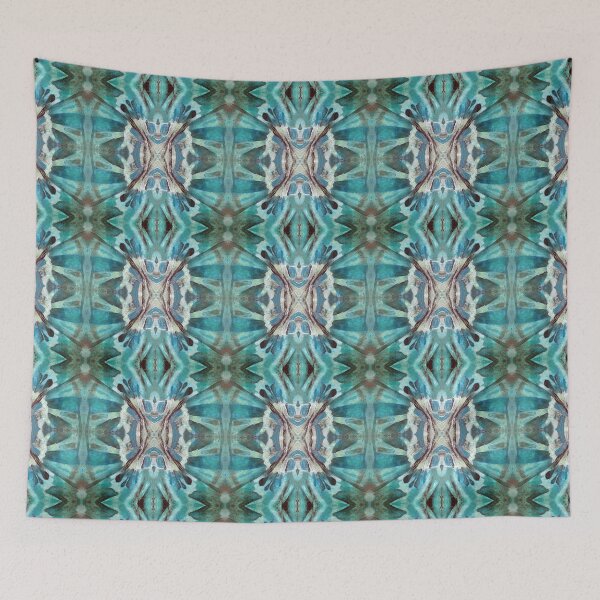 Item preview, Abstract turquoise-black pattern designed and sold by EnfinityDesign.