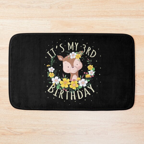 Item preview, It's My 3rd Birthday Princess Girl 3 Years Old Deer Lover design designed and sold by Grabitees.