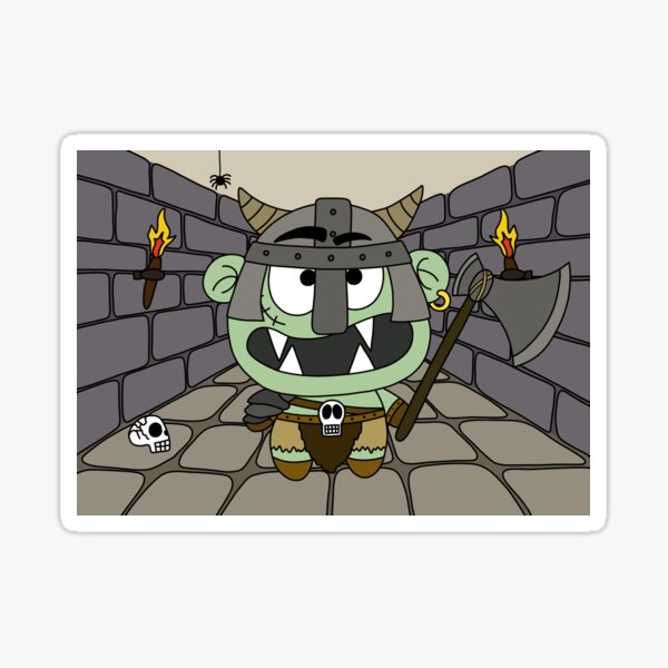 Bob orc guerrier niveau 15000 Sticker