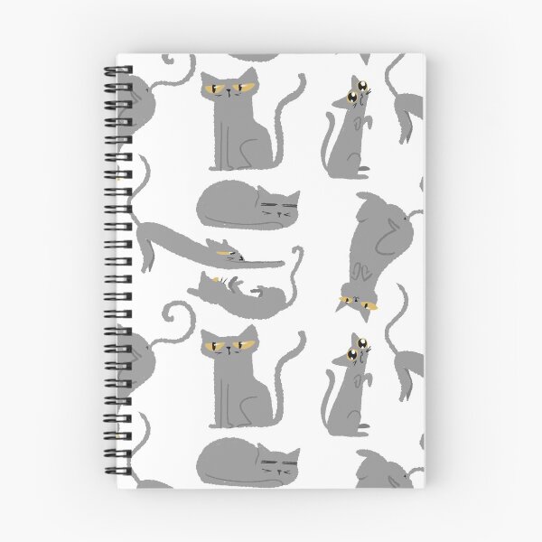 Item preview, Gray Cat Pattern designed and sold by Lara Anderholm.