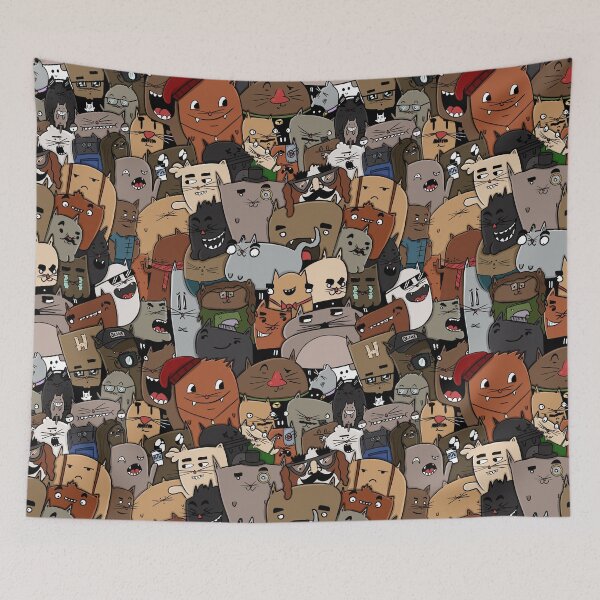 Item preview, Cat doodle design designed and sold by KelticDesigns.