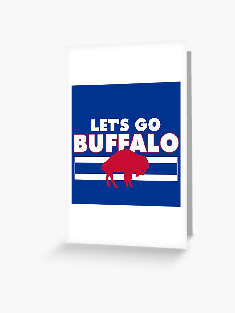 let's go buffalo Sticker for Sale by NovaTees