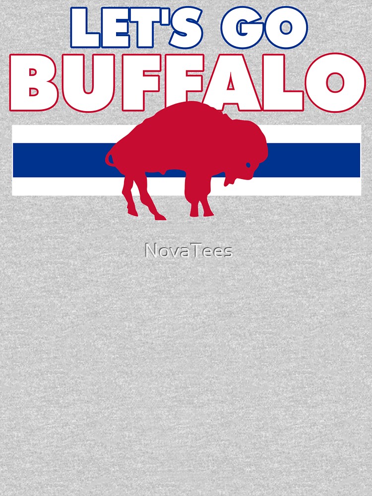 let's go buffalo Kids Pullover Hoodie for Sale by NovaTees