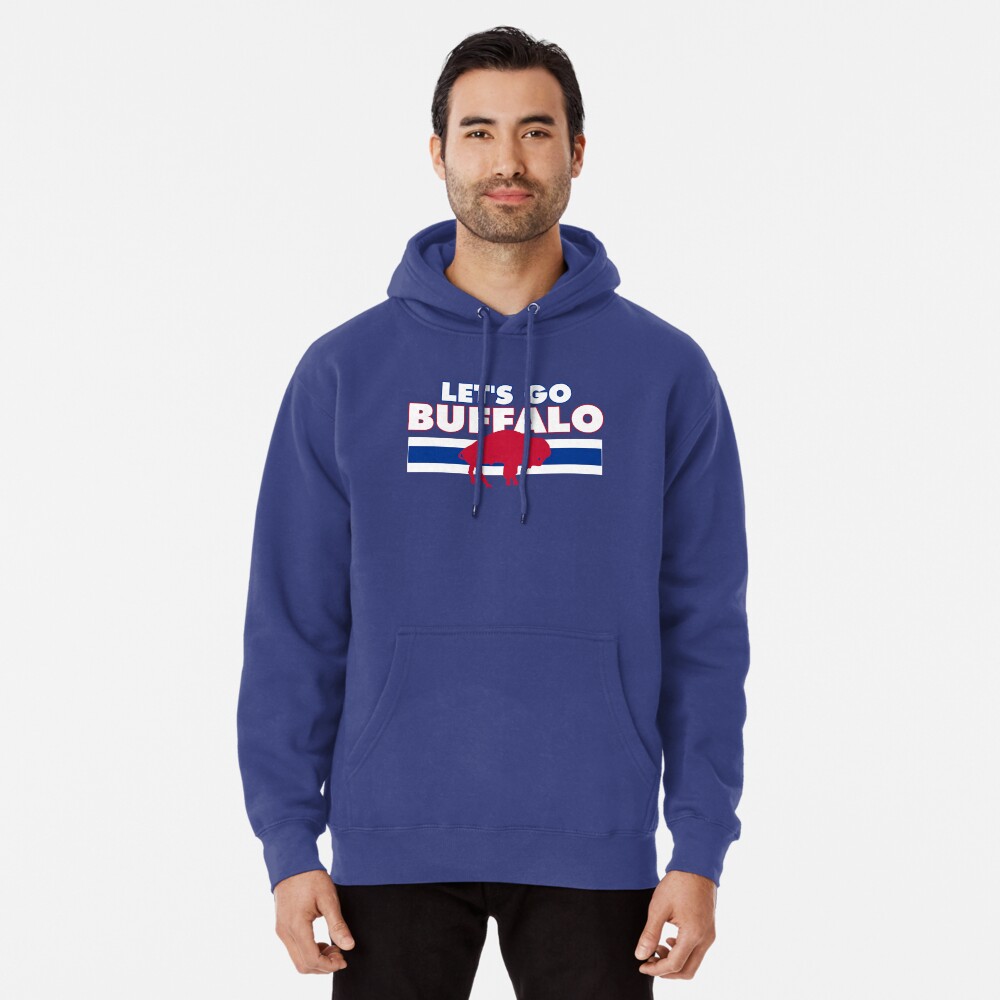 let's go buffalo Kids Pullover Hoodie for Sale by NovaTees