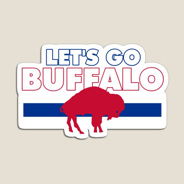 Buffalo Bills - Retro Die Cut Logo Magnet at Sticker Shoppe