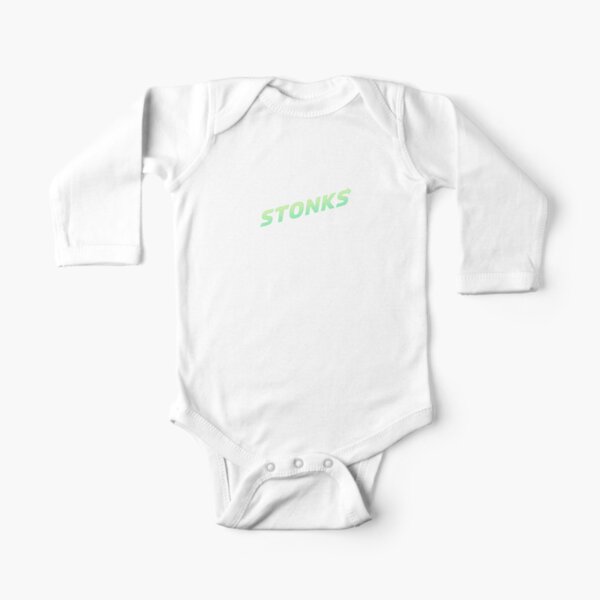 Wall Street Bets Long Sleeve Baby One-Piece | Redbubble