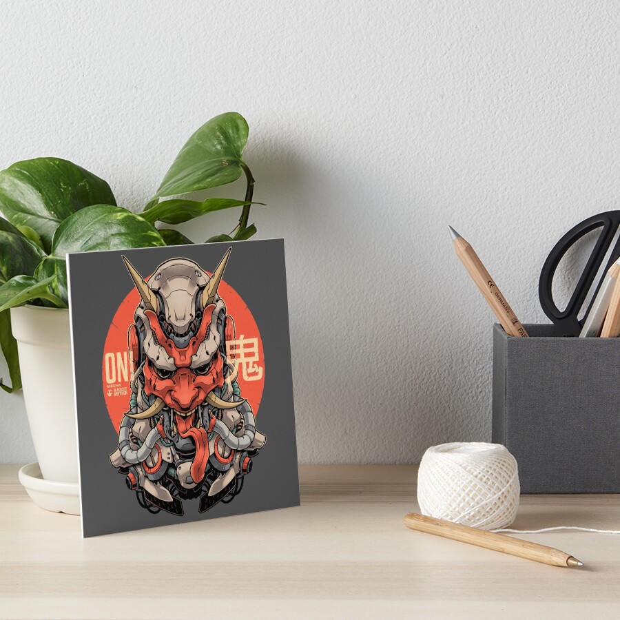 ONI MECHA Art Board Print