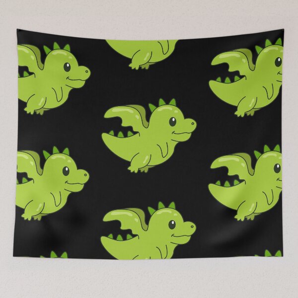 Item preview, Dragon Dragon Monster Lizard Saurian Fantasy Fable Fire Breathing Child Kids Baby Gift Idea designed and sold by Mark Sukra.