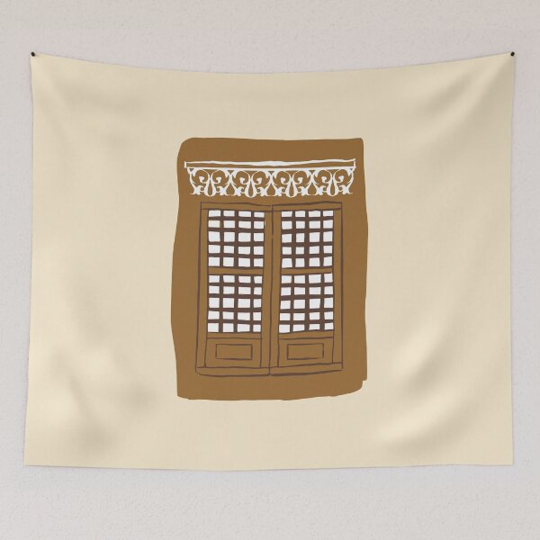 Item preview, Old Wooden Window Line art designed and sold by joanity1.