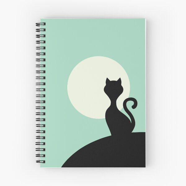 Item preview, Cute black cat under moonlight designed and sold by drosostalitsa.