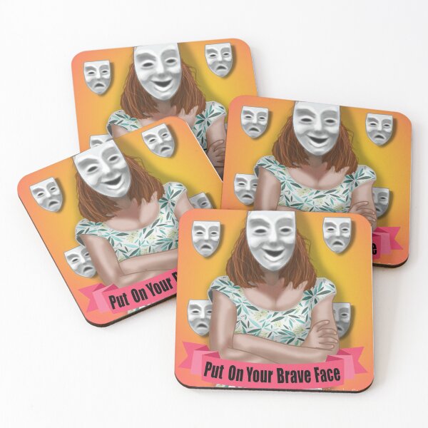Item preview, Put On Your Brave Face designed and sold by DesignsBySaxton.