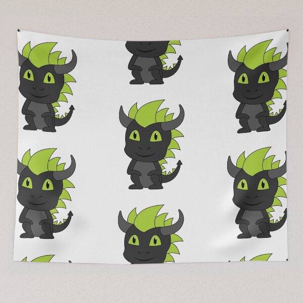 Item preview, Dragon Dragon Monster Lizard Saurian Fantasy Fable Fire Breathing Child Kids Baby Gift Idea designed and sold by Mark Sukra.