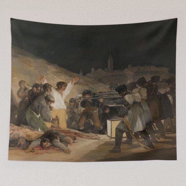 Item preview, Francisco Goya The Third of May 1808 famous painting Oil on Canvas designed and sold by MindChirp.