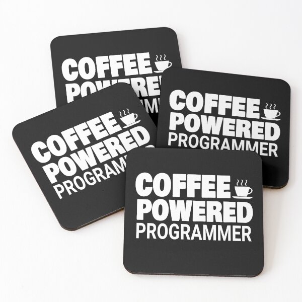 Item preview, Programmer Powered By Coffee Coding designed and sold by jacks-tees.