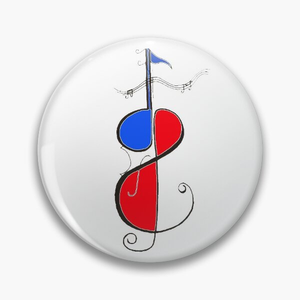 Item preview, Violin with indesigned musical notes designed and sold by DollyJ.