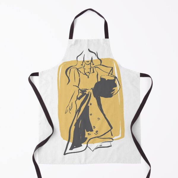 Item preview, Female Water Bearer Carrying Pot Line art designed and sold by joanity1.