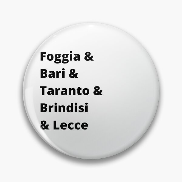 Item preview, Foggia Bari Taranto Brindisi Lecce / Puglia designed and sold by FourNuns.