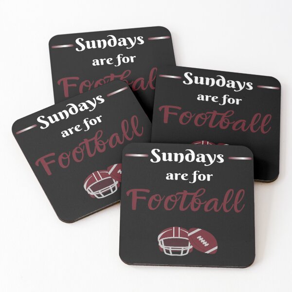 Item preview, Sunday’s are for Football (white font) designed and sold by IMFearfullyMade.