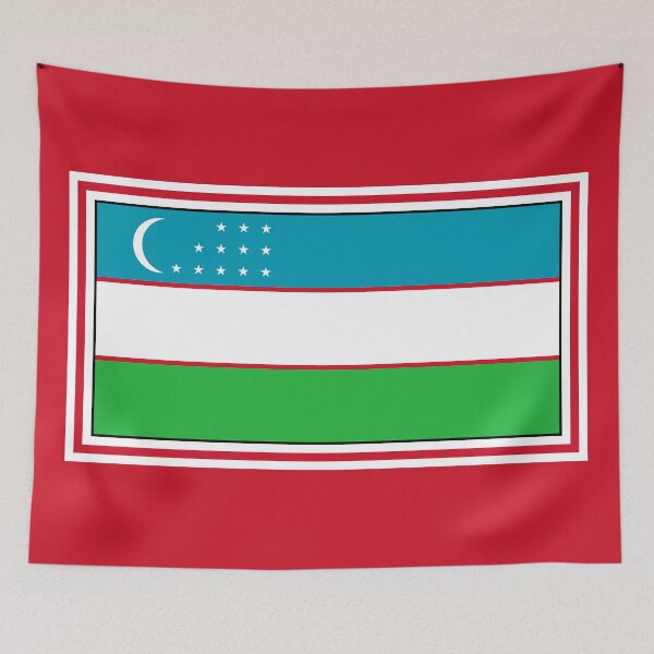 Item preview, Uzbekistan Flag Gifts, Masks, Stickers & Products designed and sold by mpodger.