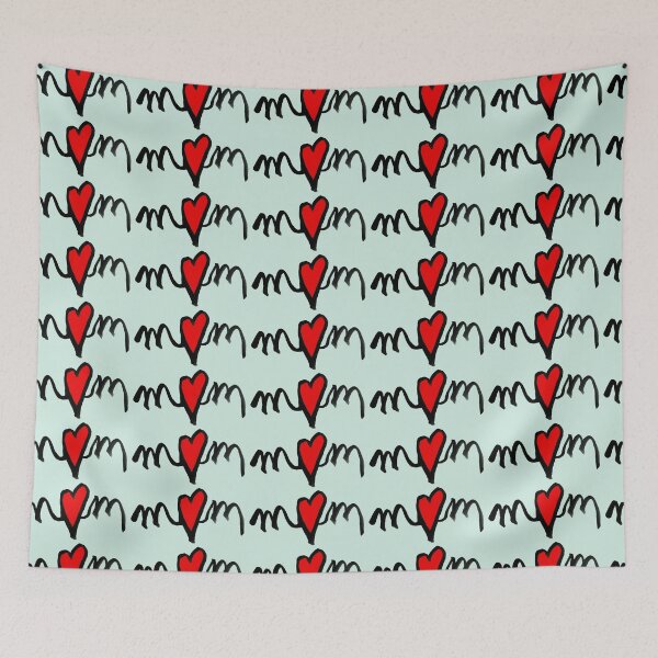 Item preview, red heart MUM love  - pure love not only for mothers day designed and sold by HeyK.