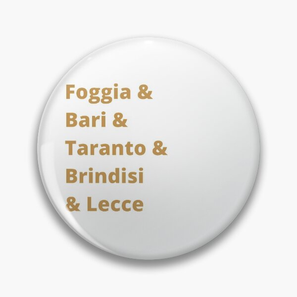 Item preview, Copy of Foggia Bari Taranto Brindisi Lecce / Puglia designed and sold by FourNuns.