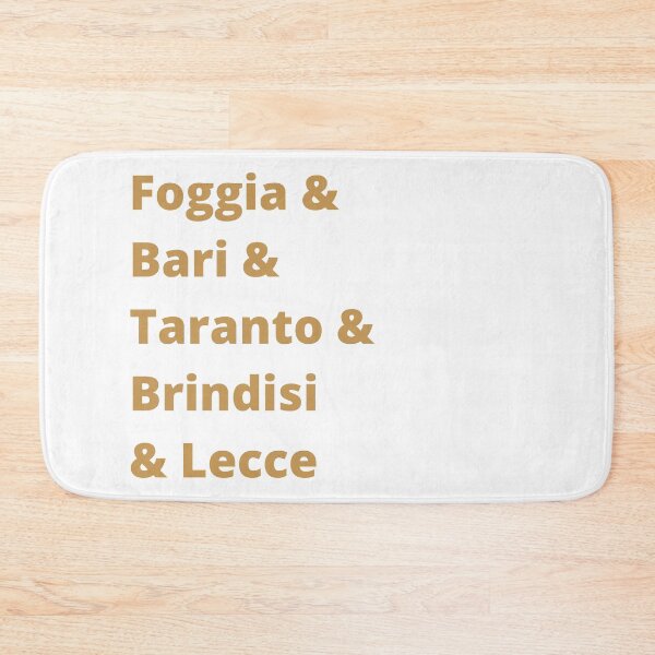 Item preview, Copy of Foggia Bari Taranto Brindisi Lecce / Puglia designed and sold by FourNuns.