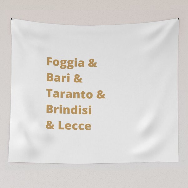 Item preview, Copy of Foggia Bari Taranto Brindisi Lecce / Puglia designed and sold by FourNuns.