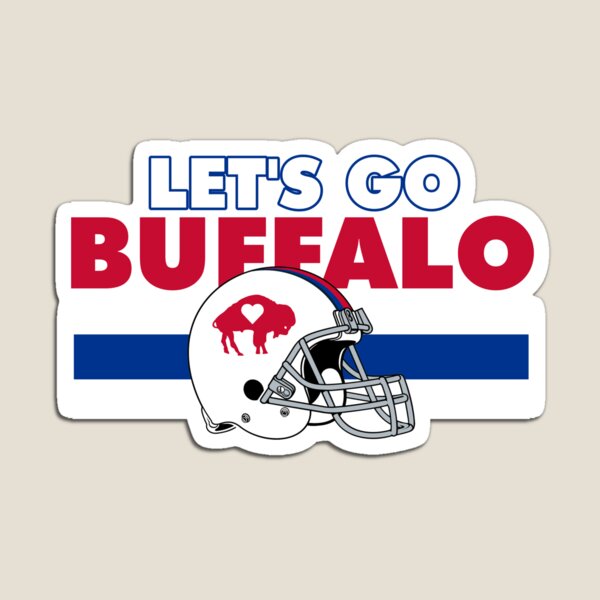 Wincraft Buffalo Bills / Classic Logo RETRO Metal Magnet 2.5 x 3.5