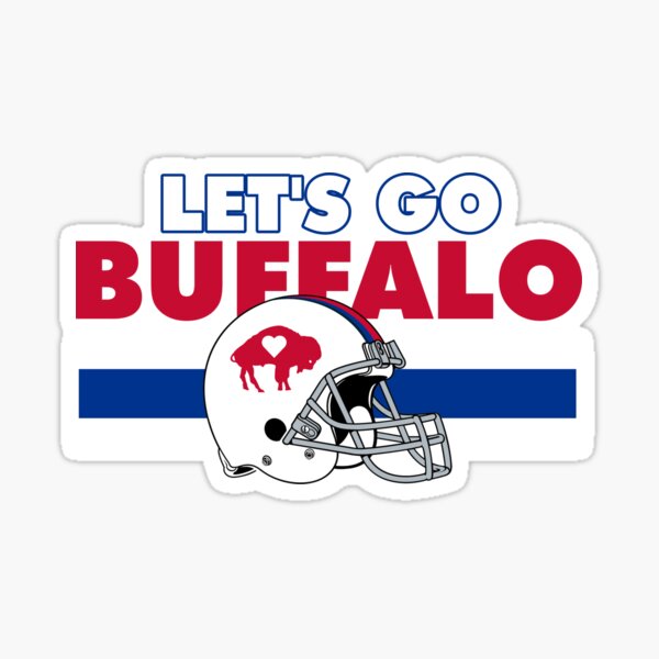 let's go buffalove Sticker
