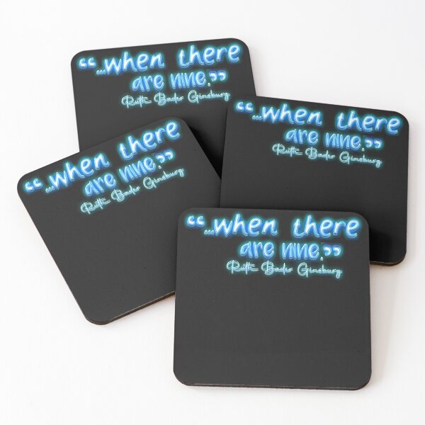 Item preview, Ruth Bader Ginsburg When There Are Nine designed and sold by Jake  Knifer.