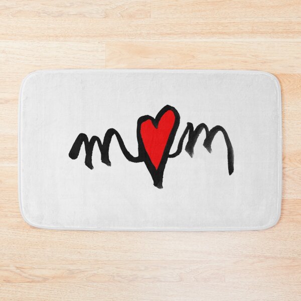 Item preview, red heart MUM love  - pure love not only for mothers day designed and sold by HeyK.