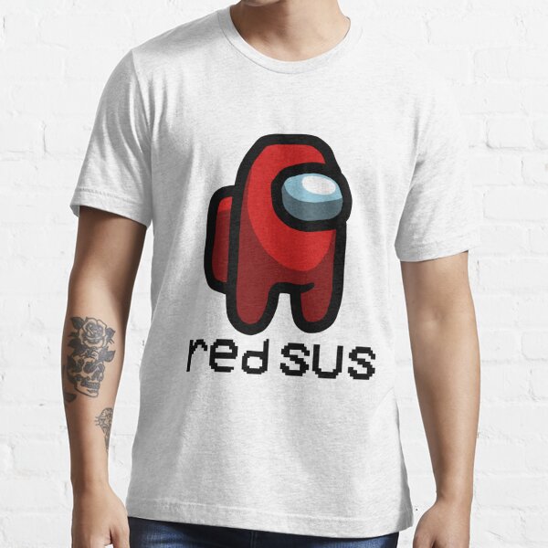 Amongus Gifts Merchandise Redbubble - among us roblox shirt red