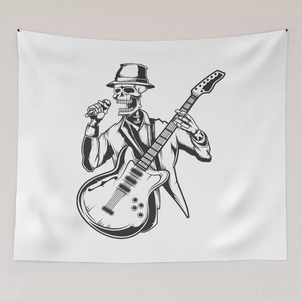 Item preview, Skeleton Singer designed and sold by JTS STORE.