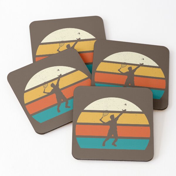 Item preview, Retro sunset vintage badminton designed and sold by Statim.