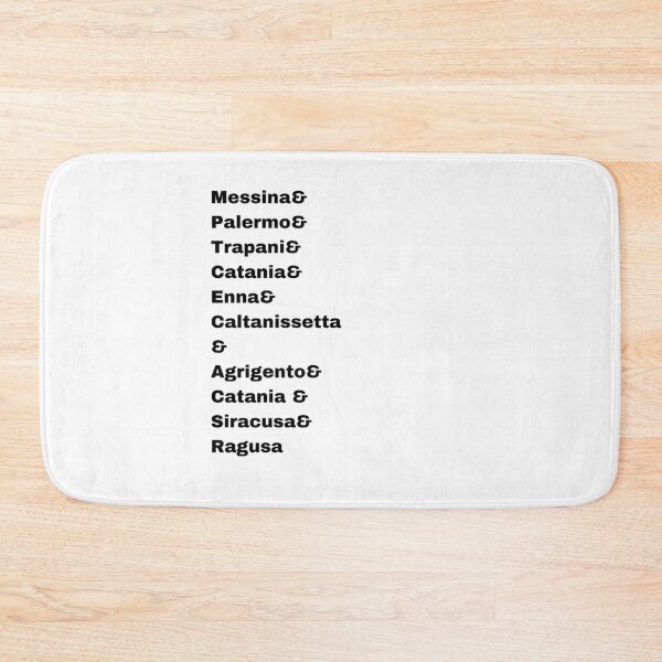 Item preview, Citta sicialiane/ messina palermo trapani catania enna caltanissetta agrigento catania siracusa ragusa designed and sold by FourNuns.
