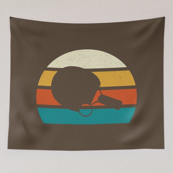 Item preview,  Retro sunset vintage table tennis designed and sold by Statim.