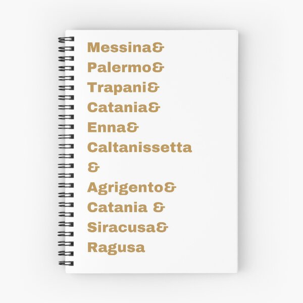 Item preview, Copy of Citta sicialiane/ messina palermo trapani catania enna caltanissetta agrigento catania siracusa ragusa designed and sold by FourNuns.