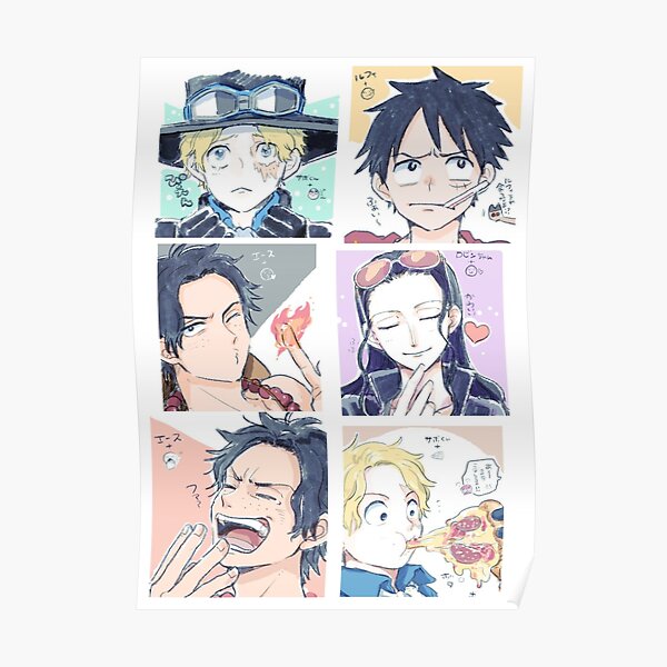 One Piece Asl Posters Redbubble
