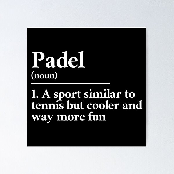 Item preview, Padel funny definition designed and sold by Statim.