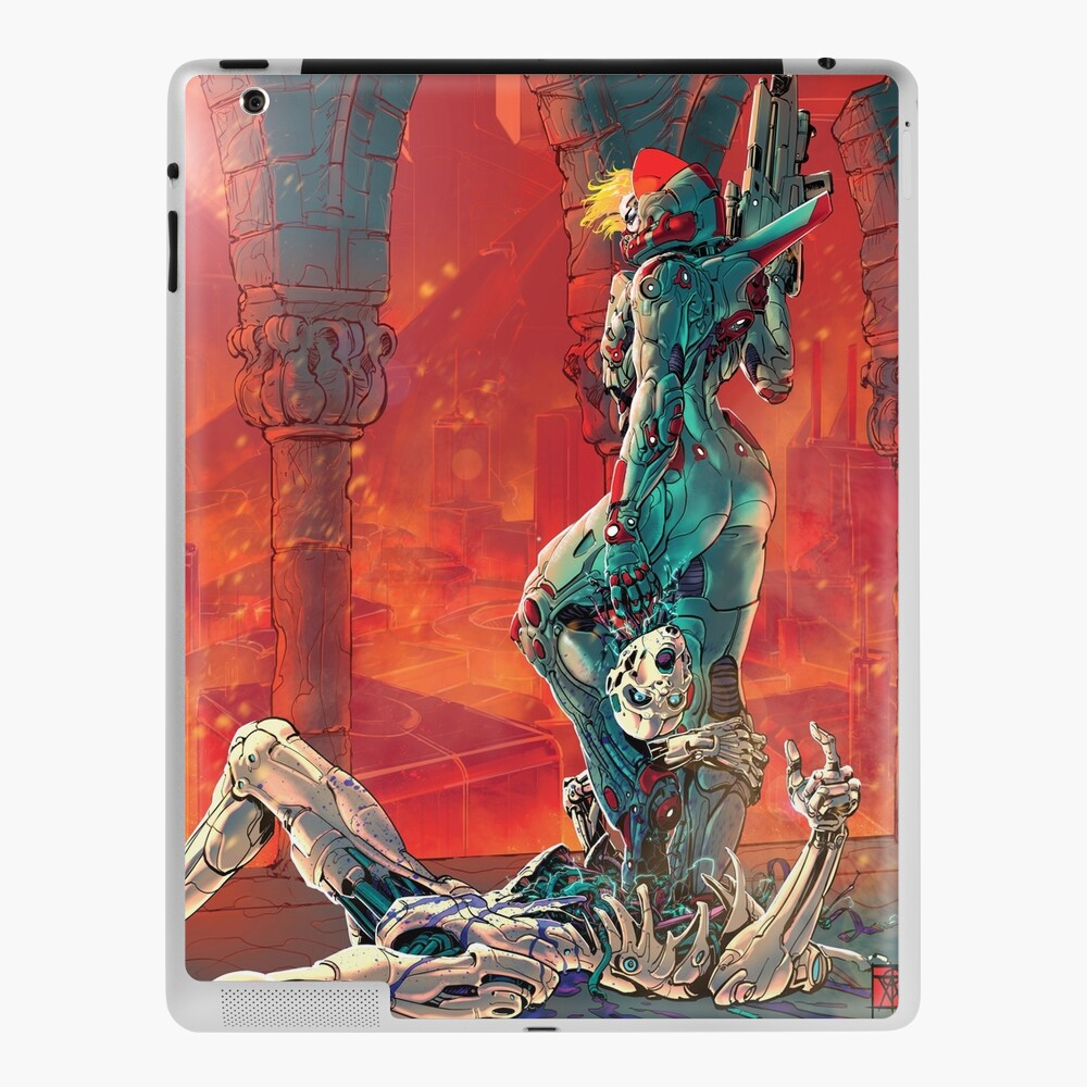 Destroy all robots iPad Case & Skin