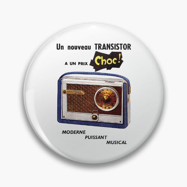 Item preview, FRENCH TRANSISTOR RADIO - ADVERT designed and sold by ThrowbackAds.